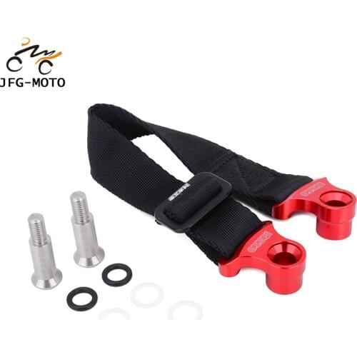 Motorcycle Rear Rescue Strap Sling Pull Belt Safety For HONDA KAWASAKI YAMAHA CR125 CR250 CRF230F CRF250R CRF250L CRF450R XR CR