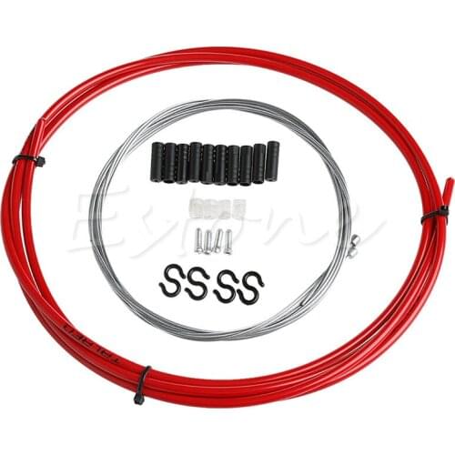 Bike Bicycle Front Rear Inner Outer Wire Brake Gear Shifter Cable Housing Kit