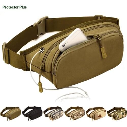 Waterproof Waist Bag Outdoor Utility Hiking Running Sports Phone Pouch Tactical Belt Pack Military Patrol Hunting Mochila