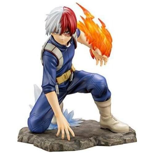 Vogue Tomy ARTFX J Shoto Todoroki Battle Statue Super Hero Comic Anime Statue My Hero Academia Boku no Hero Figure Model Toys