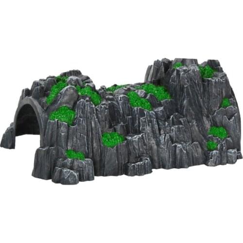 High Quality Plastic Rockery Tunnel Track Train Slot Railway Accessories Toy