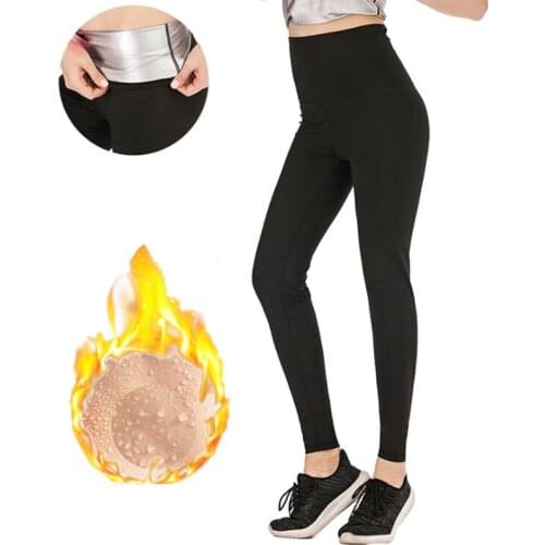 Women Sauna Shapers Slimming Pants Hot Thermo Sweat Sauna Body Shapers Women Waist Trimmer Slimming Body Shaper Hot Pants