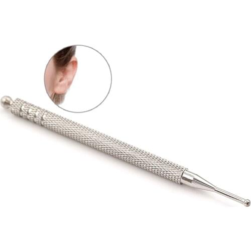 1Pcs Acupuncture Point Probe Stainless Steel Auricular Point Pen Beauty Ear Reflex Zone Massage Needle Detection Health Care New