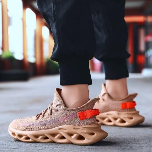 2020 Men Sneakers Cushioning Running Shoes For Women Lightweight Lace-up Sport Shoes Male Breathable Comfortable Training Shoes