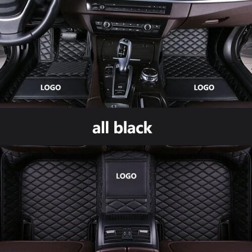 HeXinYan Custom LOGO Car Floor Mats for Honda all models civic fit accord CIIMO Spirior city crz crv odyssey urv GIENIA Jade