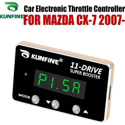 KUNFINE Car Electronic Throttle Controller Racing Accelerator Potent Booster For MAZDA CX-7 2007-After Tuning Parts