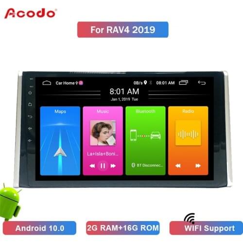 ACODO 2+16G Android 10.0 Car Radio Multimedia Player For Toyota RAV4 2019 Navigation GPS 2 din