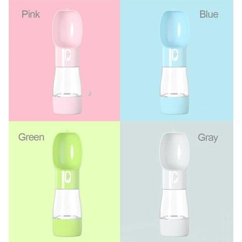 Pet Dog Water Bottle Portable For Dogs Multifunction Dog Food Water Feeder Drinking Bowl Puppy Cat Water Dispenser Pet Products