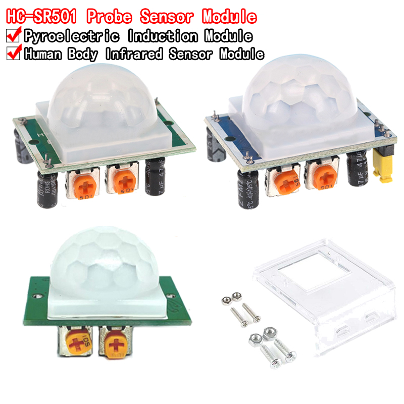 1pcs/lot HC-SR501 Adjust IR Pyroelectric Infrared PIR Motion Sensor Detector Module for arduino for raspberry pi kits