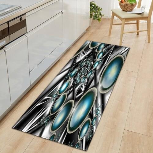 Doormat Entrance Door Home Mat For Kitchen 3D Abstract Pattern Hallway Balcony Tatami Bathroom Carpet Decorative Anti-slip Rug