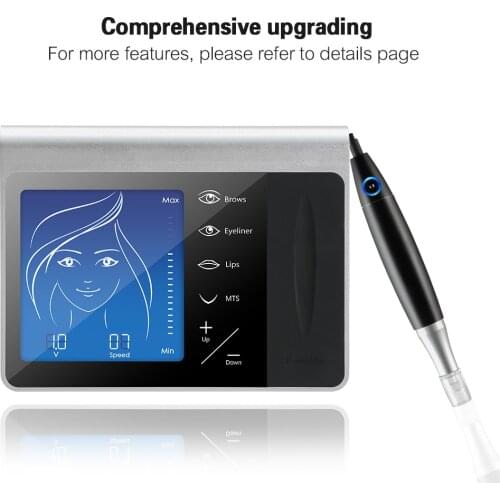 Stigma Princesse Permanent Makeup Machine Pen Kit Germany Eyebrow Lip Eyeline machine with Power Supply Needle Cartridge EM503