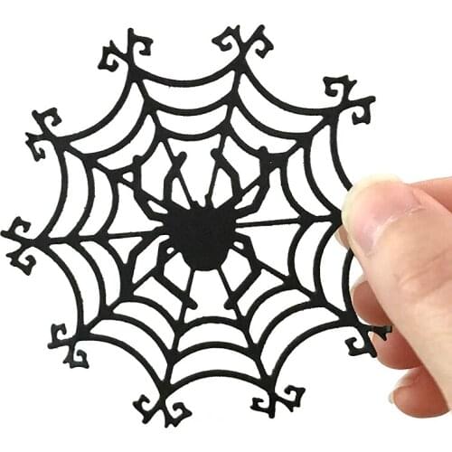 Halloween Spider Net Frame Metal Cutting Dies Stencil For DIY Scrapbooking Paper Card Decorative Craft Embossing Die Cuts New