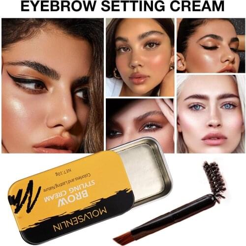 Eyebrow Soap 3D Feathery Brows Eyebrow Shaping Cream Brows Makeup Gel Soap Waterproof Long Lasting Eyebrow Setting Gel Brows Kit