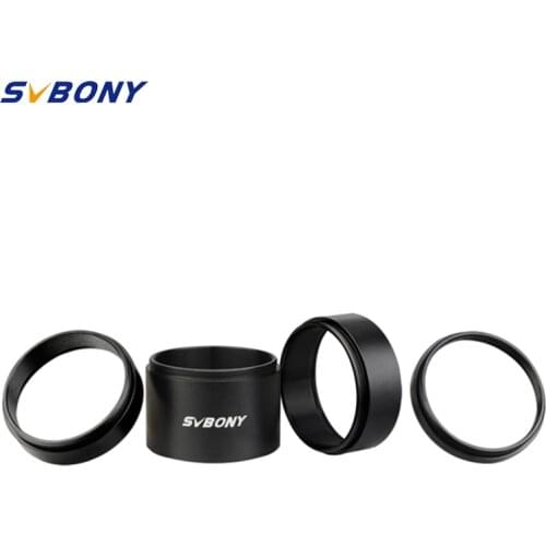 SVBONY 2" M48 Extension Tube Kit 5mm 10mm 15mm 30mm M48x0.75 on Both Sides for Astronomy Professional Telescope Astrophotography