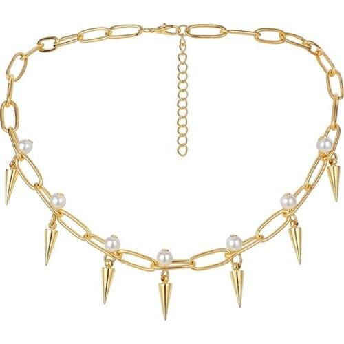 New Rivets Chokers Punk Goth Handmade Choker Necklace Spike Necklace Rock Gothic Chokers