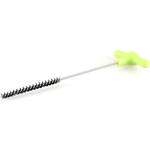 Semi-automatic Coffee Machine Head Brush Double-head Handle Deflector Nozzle Cleaning Brush Stainless Steel Coffee Machine 1 Pcs