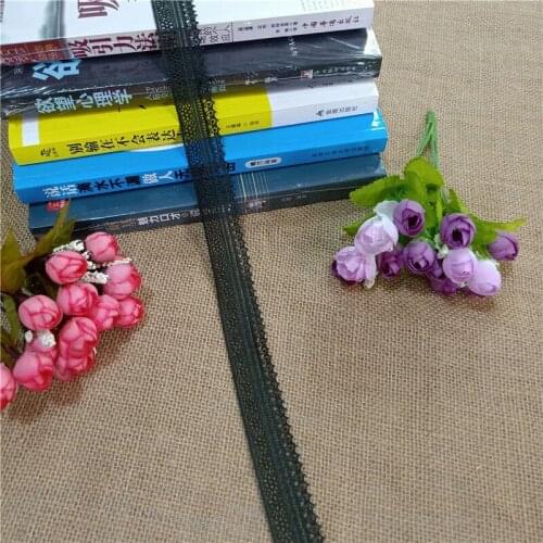 S2493 width 2.5cm Bright Two Colors white black latest style of thick lace Trim for clothing decoration