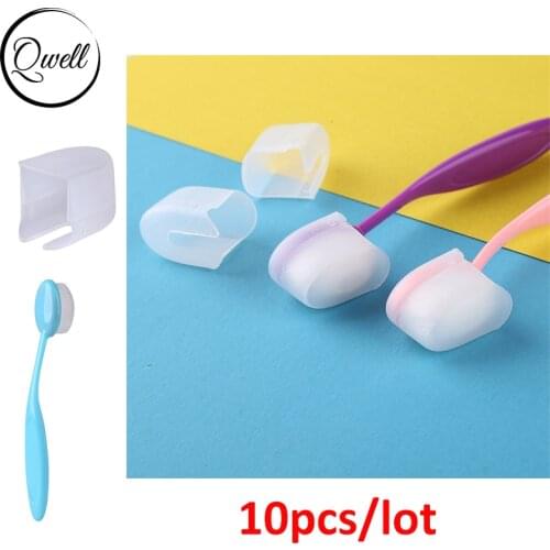 QWELL 10pcs/lot Smooth Blending Brushes Strong Handles Soft Bristles for DIY Paper Card Ink Stamp Background Making Tools 2021