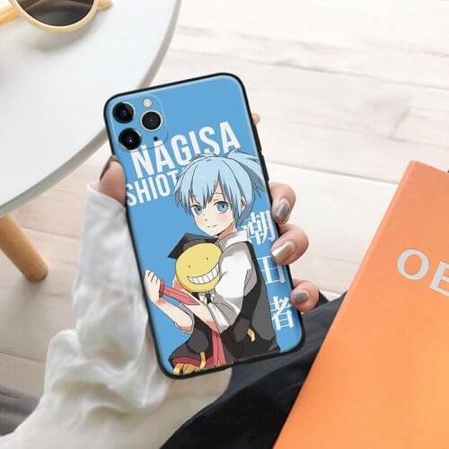 Korigengi Anime manga aesthetic silicone Phone Case FOR iPhone Se 6 6s 7 8 Plus X Xr Xs 11 12 Mini Pro Max Glass Cover Shell