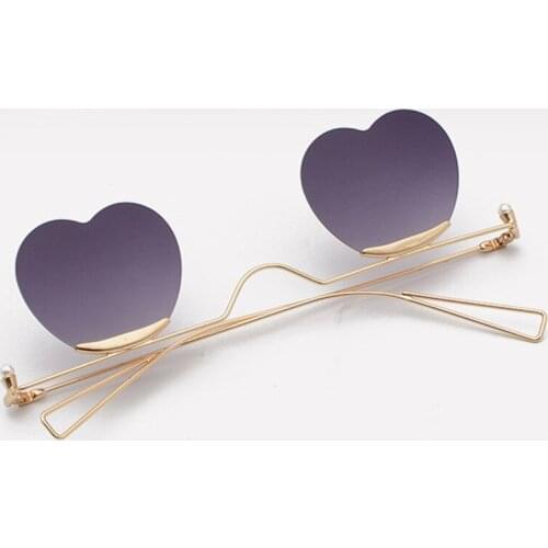 Heart Shaped Goggle Sunglasses One Piece Women Sunglasses Gradient Lens Brand Designer Eyeglass Clear Candy Color UV400