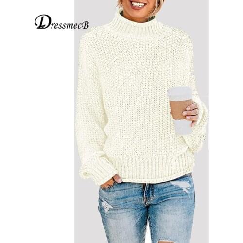 Dressmecb White Solid Knitted Sweaters Women For Women O Neck Long Sleeves Autumn Pullover Femala Casual Streetwear Outfits 2021