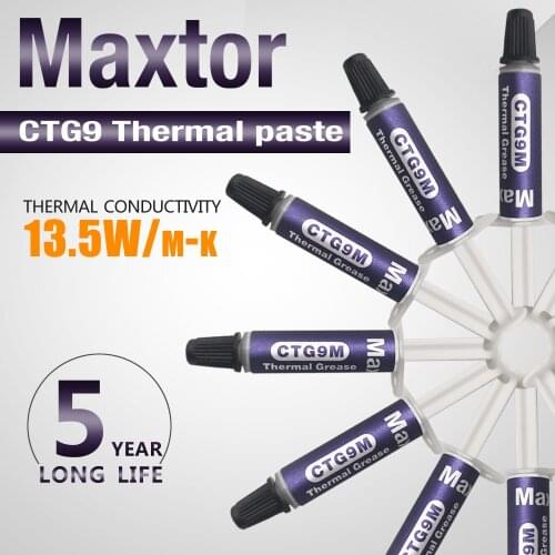 Maxtor CTG9E High performance Thermal Paste 13.5W/m-k Laptop PC Motherboard Desktop CPU GPU Cooler Pad Phone Thermal grease