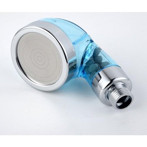 Negative ion hair store salon water saving handy good quality mineral filter shower head
