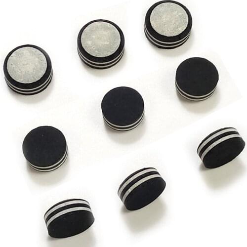 Xmlivet Free shipping 10pcs/lot 12mm/13.5mm Radian cue tips 6layers pigskin Billiards pool cue tips billiard accessories China