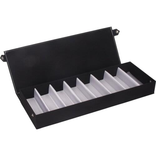 8 Slot Eyeglass Sunglass Storage Box, Glasses Display Case Storage Organizer Collector (Oxford Cloth)