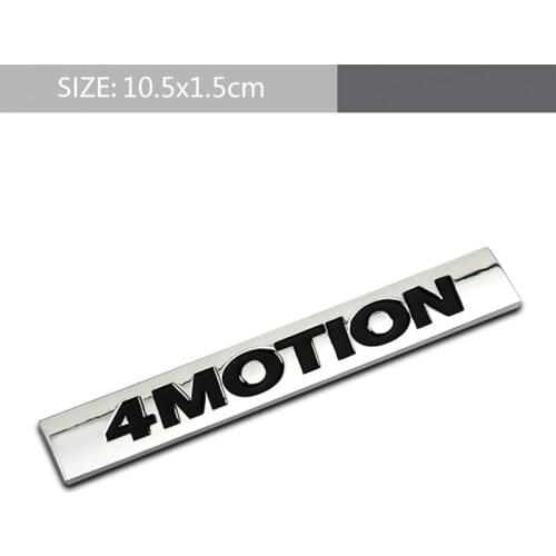 Auto Decoration Emblem Rear Sticker 4 Motion Logo Decal for Volkswagen Mitsubishi Honda Civic Nissan Toyota Highlander Buick