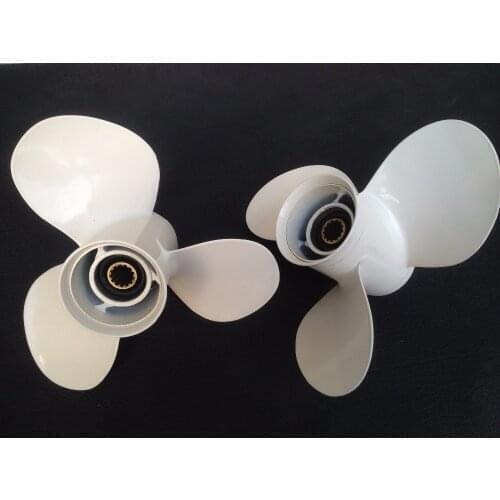 Free shipping 10 5/8x12 for 25hp-65hp hidea 13 teeth aluminium propellers boat accessories marine propellers