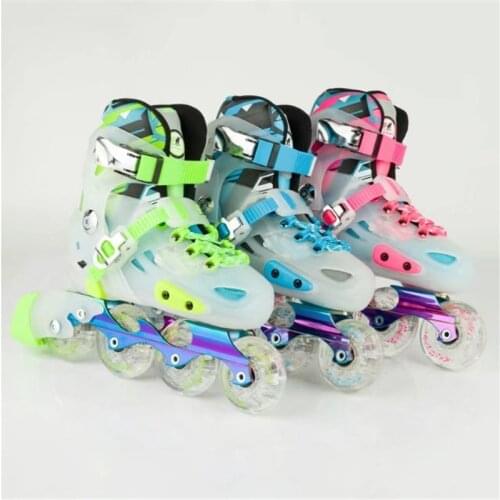Premium kids' sneaker inline skates shoes for age 8 to 15 years old skating shoes outdoor sports shoe Size S M Europea 29 to 36