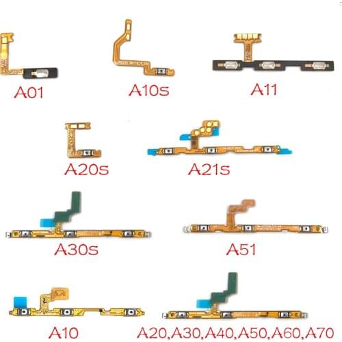 Switch Power Volume Button Flex Cable For Samsung A01 A10 A10S A11 A20 A20S A21S A30 A30S A50 A70 A51 A21 A31 A71 A50S A70S A920