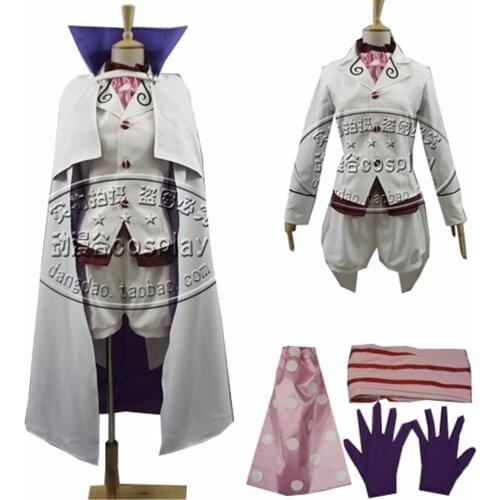 2018 Ao no Blue Exorcist Mephisto Pheles Anime Halloween Cosplay Costume Mephistopheles Cosplay Costume