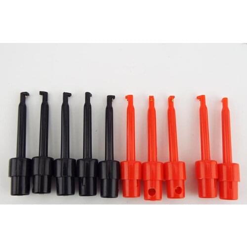 55mm Single Test Hook Clip Probe Round Electronic Testing Hooks for Logic Analyzers Crocodile Clip Electric Connection U27