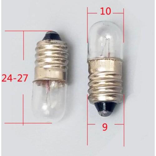Instrument button lights signal light bulb E10 12V 0.1A Warm Yellow X20