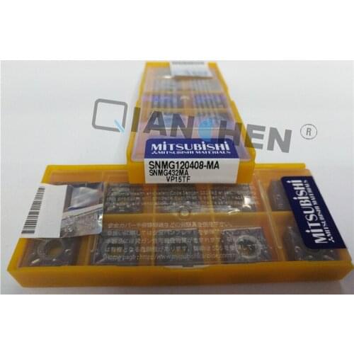 Mitsubishi 10pcs/lot SNMG120404 08 12 MA VP15TF Internal Turning Tool Hard Alloy