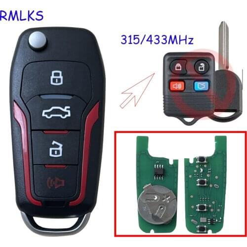CWTWB1U331 Upgraded Smart Car Key for Ford Explorer Focus Edge Escape Ranger Mustang Flex for Mercury for Lincoln