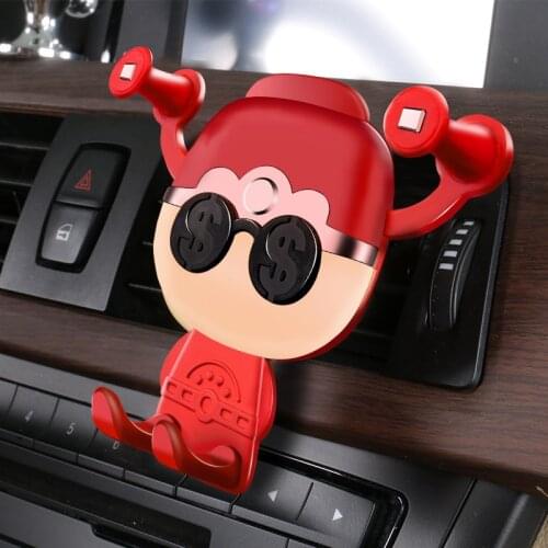 Money Coming Mobile Phone Car Bracket Multi-purpose Air Outlet Creative Car Mobile Phone Holder Phone Frame