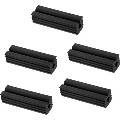 Pack of 5 Golf Club Grips Rubber Vice Clamp Replacement Golf Club Grips Repair Tool Black Golf Grip Repair Kit