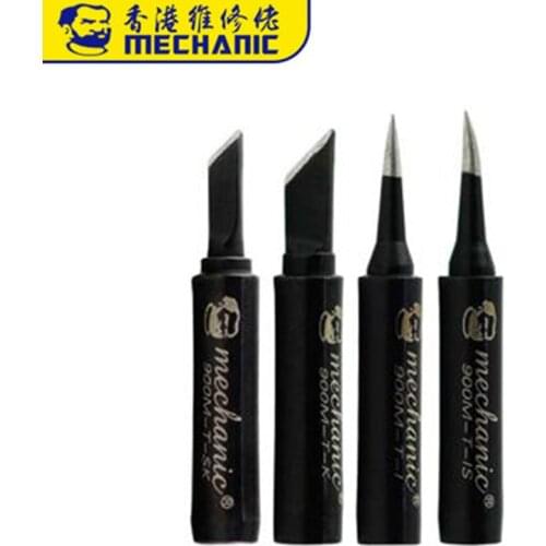Anti-Static Soldering Iron Tip Lead-Free Black Metal 900M-T Series Solder Iron Head for BAG Rework Station Repair Tool