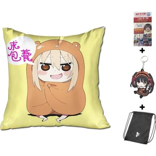 Hobby Express Umaru Doma - Himouto Umaru Chan 40x40cm Square Anime Dakimakura Throw Pillow Cover GZFONG438