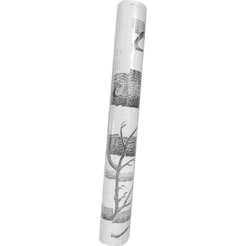 Black White Birch Tree Wallpaper Modern Design Roll Pearly Rustic Forest Woods Bedroom Living Room Wall Paper Home 10 x 62KD