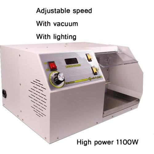 Single Head Cloth Wheel Polishing Machine Gold And Silver Jewelry Mirror Polishing Machine Speed Control Polishing Machine