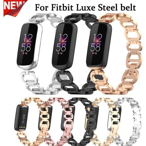 For Fitbit Luxe Steel belt sport Wrist Strap For Fitbit Luxe Smart Band Bracelet Watch Strap high quality Accessories replace