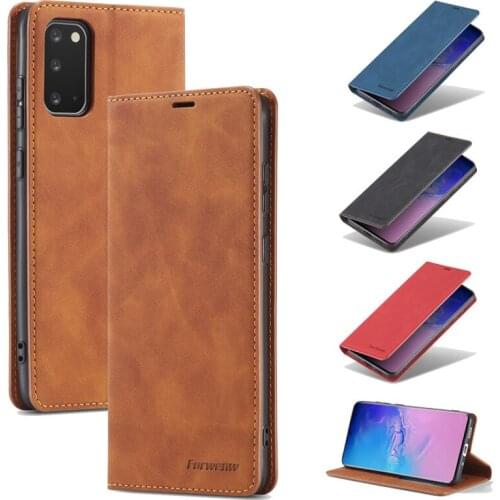 Retro Flip Case for Samsung S21 S20 S9 S8 S7 Plus Wallet Cover For Galaxy S10 5G S7 Edge S20 FE S10E S21 S20 Ultra Magnet Case