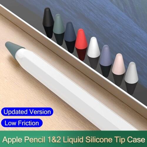 8pcs Replacement Silicone Tip Case Nib Protective Cover Skin For Apple Pencil 1st 2nd Generation Protector Stylus Pen Nibs Cover
