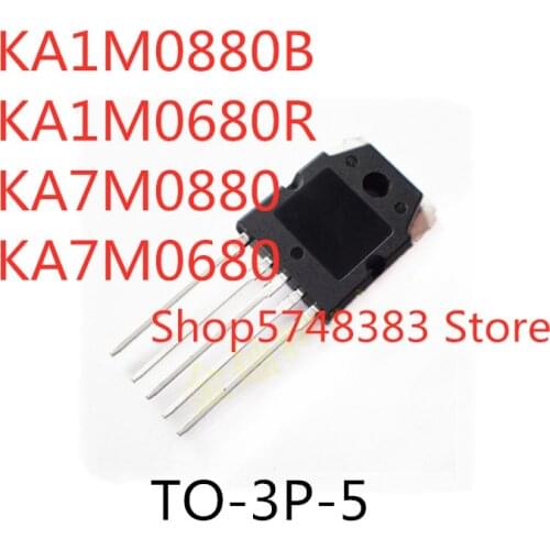 10PCS KA1M0880B KA1M0680R KA7M0880 KA7M0680 TO-3P-5