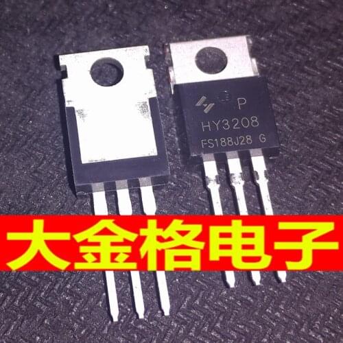 100% nuevo 50 pcs/lote MOSFET HY3208P 80V120A HY3208 TO-220 Transistor original