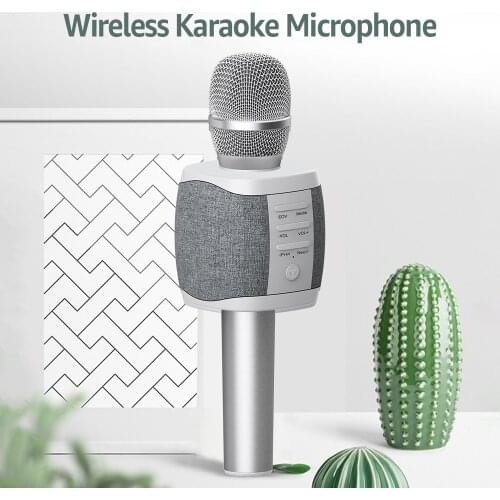 2pcs TOSING 027 Wireless Karaoke Microphone 2-in-1 Stereo BT4.2 Speaker KTV Microphone Handheld Singing Record Music KTV Player